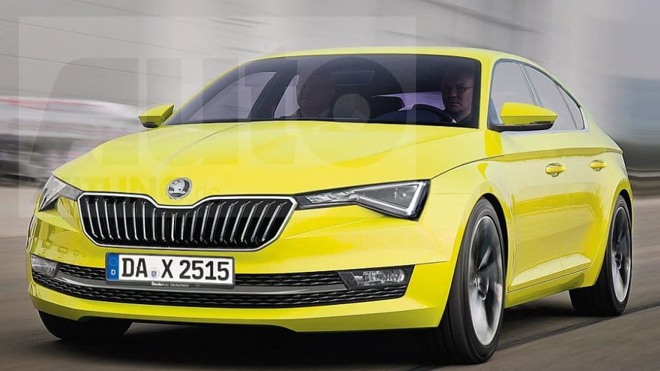 Render nové Octavie podle Auto Zeitung
